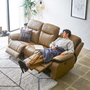 電動ソファ 3人掛け リクライニング 無段階 背もたれ ソファー ポケットコイル ボリューム 厚み フットレスト 足置き 肘掛け 高級感 黒 ブラック 茶色 ブラウン 【納期E】【szo-sh-24-esl-3】