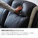 電動ソファ 3人掛け リクライニング 無段階 背もたれ ソファー ポケットコイル ボリューム 厚み フットレスト 足置き 肘掛け 高級感 黒 ブラック 茶色 ブラウン 【納期E】【szo-sh-24-esl-3】