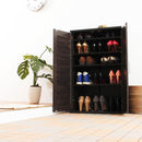 靴箱 収納 おしゃれ 玄関 カビ対策 ルーバー 扉 通気性 消臭 下駄箱 シューズボックス 幅60cm スリム 省スペース 大容量 ナチュラル シンプル 北欧 収納棚 単品 【納期C】【szo-slb-9060-1】