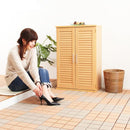 靴箱 収納 おしゃれ 玄関 カビ対策 ルーバー 扉 通気性 消臭 下駄箱 シューズボックス 幅60cm スリム 省スペース 大容量 ナチュラル シンプル 北欧 収納棚 単品 【納期C】【szo-slb-9060-1】