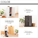 靴箱 収納 おしゃれ 玄関 カビ対策 ルーバー 扉 通気性 消臭 下駄箱 シューズボックス 幅60cm スリム 省スペース 大容量 ナチュラル シンプル 北欧 収納棚 単品 【納期C】【szo-slb-9060-1】