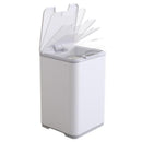 ゴミ箱 10L 自動開閉 センサー式 小型 小さい サイズ 白 ホワイト おしゃれ センサー ボタン 開く 閉じる 蓋 ふた 電池式 キッチン トイレ 洗面所 オフィス 【納期C】【szo-smco】
