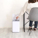 ゴミ箱 10L 自動開閉 センサー式 小型 小さい サイズ 白 ホワイト おしゃれ センサー ボタン 開く 閉じる 蓋 ふた 電池式 キッチン トイレ 洗面所 オフィス 【納期C】【szo-smco】