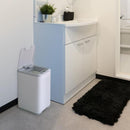 ゴミ箱 10L 自動開閉 センサー式 小型 小さい サイズ 白 ホワイト おしゃれ センサー ボタン 開く 閉じる 蓋 ふた 電池式 キッチン トイレ 洗面所 オフィス 【納期C】【szo-smco】