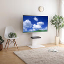 テレビスタンド ロータイプ スイング式 首振り 棚付き | TV台 TVスタンド 角度調整 配線コード 裏側 目隠し 収納 壁寄せ 見やすい ラック 棚 ディスプレイ 【納期C】【szo-swat-l-twat】