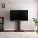 テレビスタンド ロータイプ スイング式 首振り | テレビ台 TVスタンド 角度調整 配線 コード 裏側 目隠し 背面 収納 壁寄せ オフィス 見やすい シンプル 【納期C】【szo-swat-l】