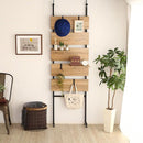 ラダーラック 突っ張り収納 つっぱりラック 天井 床 傷つけない 壁面収納 ディスプレイ 飾り 賃貸 マンション 穴空けない 間仕切り 仕切り 北欧 インテリア 【納期C】【szo-tlr-60】