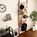 ラダーラック 突っ張り収納 つっぱりラック 天井 床 傷つけない 壁面収納 ディスプレイ 飾り 賃貸 マンション 穴空けない 間仕切り 仕切り 北欧 インテリア 【納期C】【szo-tlr-60】