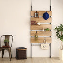 ラダーラック つっぱり収納 突っ張りラック 天井 床 ツッパリ 傷防止 壁面 収納 おしゃれ 賃貸 マンション 新築 穴あけない 棚板 間仕切り 西海岸風 カフェ風 【納期C】【szo-tlr-80】