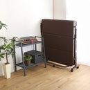 折りたたみベッド シングル コンパクト スリム 折り畳みベッド ウレタン 高反発 キャスター付き 安心 安全 耐荷重 パイプベッド 折りたたみ 折畳み シンプル 【納期C】【szo-ur30-64】