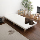 マットレス 脚付き シングル S サイズ 北欧 おしゃれ 一体型 高反発 ウレタン 弾力 脚 足 木製 圧縮梱包 搬入しやすい マンション エレベーター 【納期A】【szo-urm-03s】