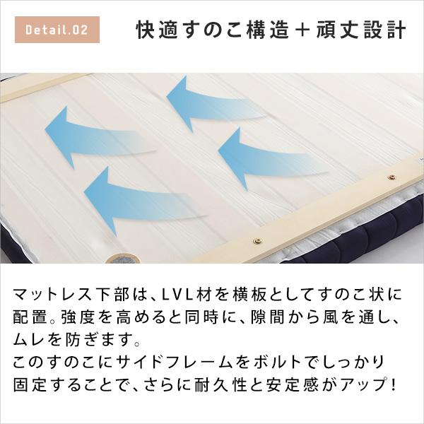 マットレス 脚付き セミダブル SD サイズ 北欧 おしゃれ 一体型 高反発 ウレタン 弾力 脚 足 木製 圧縮梱包 搬入しやすい マンション エレベーター 【納期A】【szo-urm-03sd】