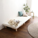 マットレス 脚付き セミシングル SS サイズ 北欧 おしゃれ 一体型 高反発 ウレタン 弾力 脚 足 木製 圧縮梱包 搬入しやすい マンション エレベーター 【納期A】【szo-urm-03ss】