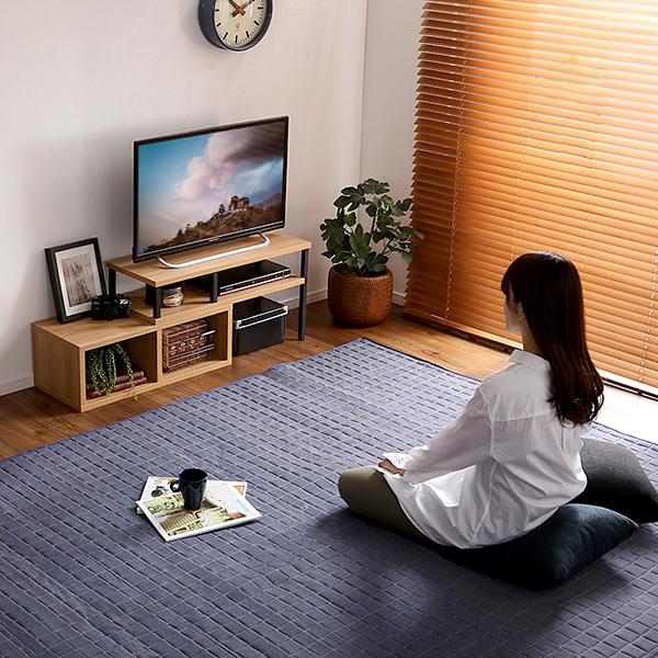 テレビ台 ローボード TV台 テレビボード 変形 コーナー コンパクト 伸縮 ビンテージ カフェ風 おしゃれ 西海岸 インテリア 一人暮らし ひとり暮らし ワンルーム 【納期A】【szo-va-75ex】