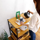 レンジ台 幅60cm スリム 小型 ミニ 小さい サイズ レンジラック 電子レンジ棚 3段 おしゃれ スライドトレー オープンラック 収納 ナチュラル インテリア 北欧 【納期C】【szo-vad-rl】