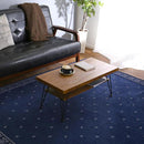 センターテーブル ローテーブル リビングテーブル おしゃれ 北欧 アメリカン ビンテージ風 レトロ調 カフェ風 西海岸 棚板 収納スペース 木目 シンプル 【納期A】【szo-vce-80】