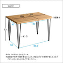 ダイニングセット ダイニングテーブル ベンチ チェアー 4点セット 椅子 腰掛け 北欧 おしゃれ ナチュラル 木目 4人掛け 四人用 スチール 西海岸 カフェ風 組立式 【納期C】【szo-vdcb-4】