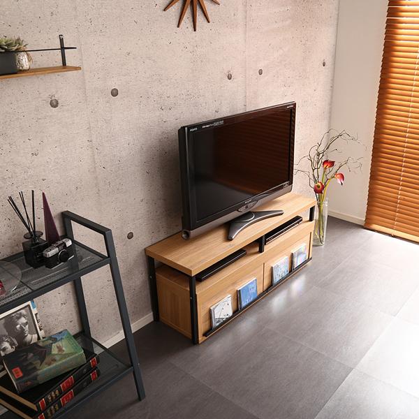 テレビ台 完成品 テレビボード ローボード TV台 テレビ置き 40インチ対応 変形 コーナー 伸縮 レトロ ビンテージ風 カフェ風 おしゃれ 西海岸 インテリア 【納期A】【szo-vr-120ex】