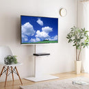 テレビスタンド ハイタイプ 固定式 棚付き | TV台 TVスタンド テレビラック 配線隠し コード目隠し 背面 収納 壁寄せ オフィス 会議室 見やすい 高さ ラック 棚 【納期C】【szo-wat-h-twat】