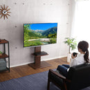 テレビスタンド ハイタイプ 固定式 棚付き | TV台 TVスタンド テレビラック 配線隠し コード目隠し 背面 収納 壁寄せ オフィス 会議室 見やすい 高さ ラック 棚 【納期C】【szo-wat-h-twat】