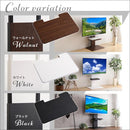 テレビスタンド ロータイプ 固定式 棚付き | テレビ台 TV台 TVスタンド コード 目隠し 背面収納 座って見やすい高さ リビング 高さ調節 ラック 棚 ディスプレイ 【納期C】【szo-wat-l-twat】