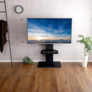 テレビスタンド ロータイプ 固定式 棚付き | テレビ台 TV台 TVスタンド コード 目隠し 背面収納 座って見やすい高さ リビング 高さ調節 ラック 棚 ディスプレイ 【納期C】【szo-wat-l-twat】