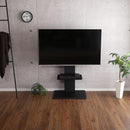 テレビスタンド ロータイプ 固定式 棚付き | テレビ台 TV台 TVスタンド コード 目隠し 背面収納 座って見やすい高さ リビング 高さ調節 ラック 棚 ディスプレイ 【納期C】【szo-wat-l-twat】