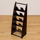 スリッパラック 5段 スリッパ立て スリッパスタンド おしゃれ シンプル 白 ホワイト 茶 ブラウン 玄関 収納 棚 ラック スリッパ用 省スペース コンパクト 【納期B】【ths07wh】