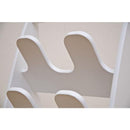 スリッパラック 5段 スリッパ立て スリッパスタンド おしゃれ シンプル 白 ホワイト 茶 ブラウン 玄関 収納 棚 ラック スリッパ用 省スペース コンパクト 【納期B】【ths07wh】