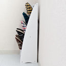 スリッパラック 5段 スリッパ立て スリッパスタンド おしゃれ シンプル 白 ホワイト 茶 ブラウン 玄関 収納 棚 ラック スリッパ用 省スペース コンパクト 【納期B】【ths07wh】