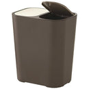 ごみ箱 分別 キッチン フタ付き おしゃれ シンプル 2分別 ゴミ箱 フタつき 蓋付き 白 ホワイト 茶色 ブラウン 【納期A】【toh-189937】