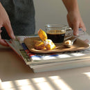 ウッドトレイ 木製トレー 正方形 軽量 薄い 滑りにくい 小さい 木目 ナチュラル 北欧 カントリー お盆 【納期A】【toh-204961】