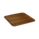 トレイ 木製 トレー 正方形 木目 ナチュラル 北欧 カントリー お盆 キッチン 天然木 軽量 薄い 滑りにくい 【納期A】【toh-204962】