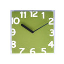 壁掛け時計 フェルト張り 見やすい 文字 かわいい 壁時計 キッズ 子供部屋 玄関 グリーン ブルー オレンジ ブラウン ベージュ 【納期A】【toh-208259】
