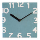 壁掛け時計 フェルト張り 見やすい 文字 かわいい 壁時計 キッズ 子供部屋 玄関 グリーン ブルー オレンジ ブラウン ベージュ 【納期A】【toh-208259】