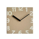 壁掛け時計 フェルト張り 見やすい 文字 かわいい 壁時計 キッズ 子供部屋 玄関 グリーン ブルー オレンジ ブラウン ベージュ 【納期A】【toh-208259】