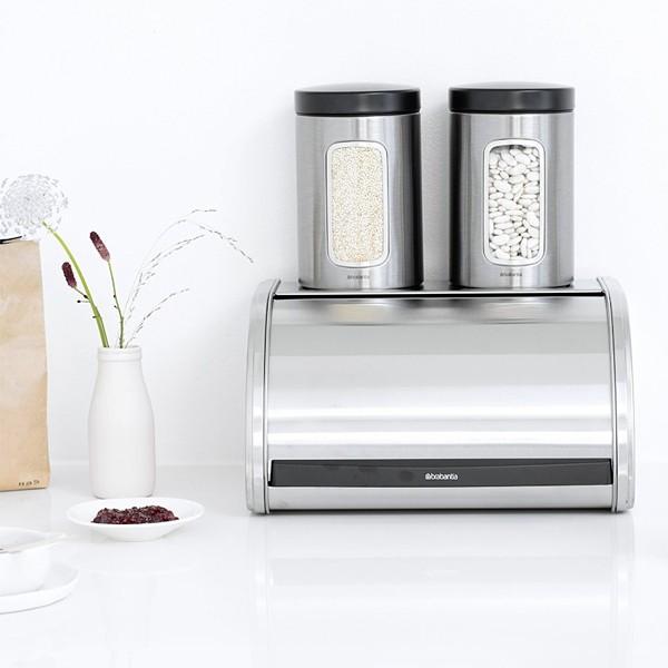 パンケース おしゃれ スタイリッシュ パン保存ケース ブラバンシア brabantia ブレッドビン ミディアム マット 【納期A】【toh-209212】