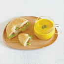 ランチプレート 皿 軽い カップつき コップ 木製プレート カフェ 北欧 おしゃれ 【納期A】【toh-210038】