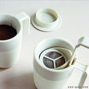 マグ マグカップ おしゃれ 保温 コーヒー 紅茶 抽出 茶葉 ハーブティー 蓋 ふた付き 断熱 二重構造 【納期A】【toh-211991】