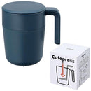 マグ マグカップ おしゃれ 保温 コーヒー 紅茶 抽出 茶葉 ハーブティー 蓋 ふた付き 断熱 二重構造 【納期A】【toh-211991】