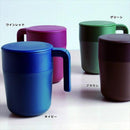 マグ マグカップ おしゃれ 保温 コーヒー 紅茶 抽出 茶葉 ハーブティー 蓋 ふた付き 断熱 二重構造 【納期A】【toh-211991】
