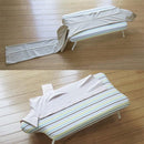 人型アイロン台 おしゃれなアイロン台 おしゃれ 北欧 アイロン台 ストライプ柄 コンパクト 山崎実業 【納期A】【toh-220374】