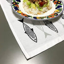 ランチョンマット 北欧 キッチンクロス おしゃれ 大判 布 長方形 タオル テーブルマット ふきん 布巾 テーブルクロス 【納期A】【toh-222745】