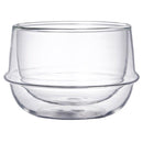 グラス 耐熱ガラス コップ おしゃれ スタイリッシュ コップ ガラス製 ユニークデザイン 二重構造 お茶 【納期A】【toh-227362】