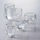 グラス 耐熱ガラス コップ おしゃれ スタイリッシュ コップ ガラス製 ユニークデザイン 二重構造 お茶 【納期A】【toh-227362】