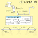 ミストシャワー 噴霧器 ベランダ 庭 園芸 テラス マンション ガーデニング 【納期A】【toh-230524】
