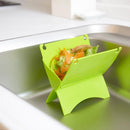 シンク用ごみ箱 三角コーナー 水切り 折りたたみ 【納期A】【toh-231828】
