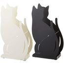 傘立て 傘たて ネコ 猫 ねこ かさたて おしゃれ かわいい スチール 白 黒 山崎実業 【納期A】【toh-234940】