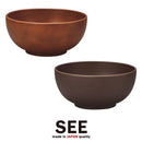 ラーメン鉢 おしゃれ ラーメン丼 どんぶり 食器 お椀 木製風 樹脂製 電子レンジ対応 食洗機対応 【納期A】【toh-235127】