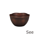 小鉢 汁椀 お椀 おしゃれ 食洗機 レンジ対応 木製風 樹脂製 【納期A】【toh-235129】